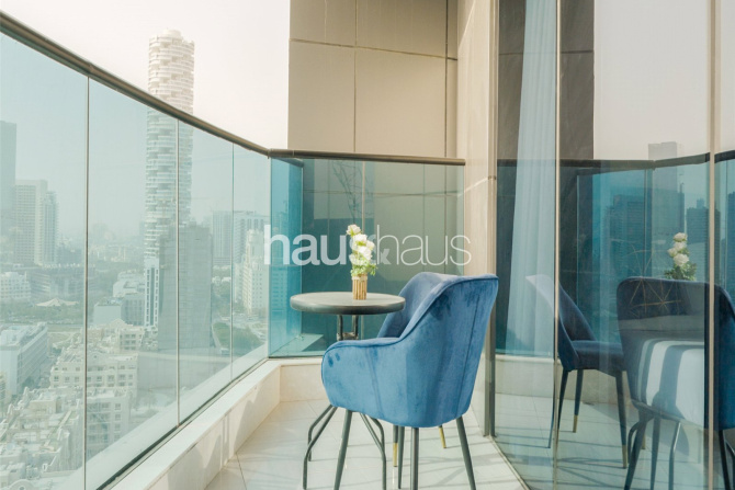 O2 Tower Studio Fully Furnished | Available now | Balcony - Propsearch.ae