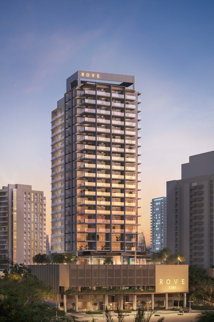  TOPPED OUT Rove Home Downtown 24F Res Downtown Dubai 