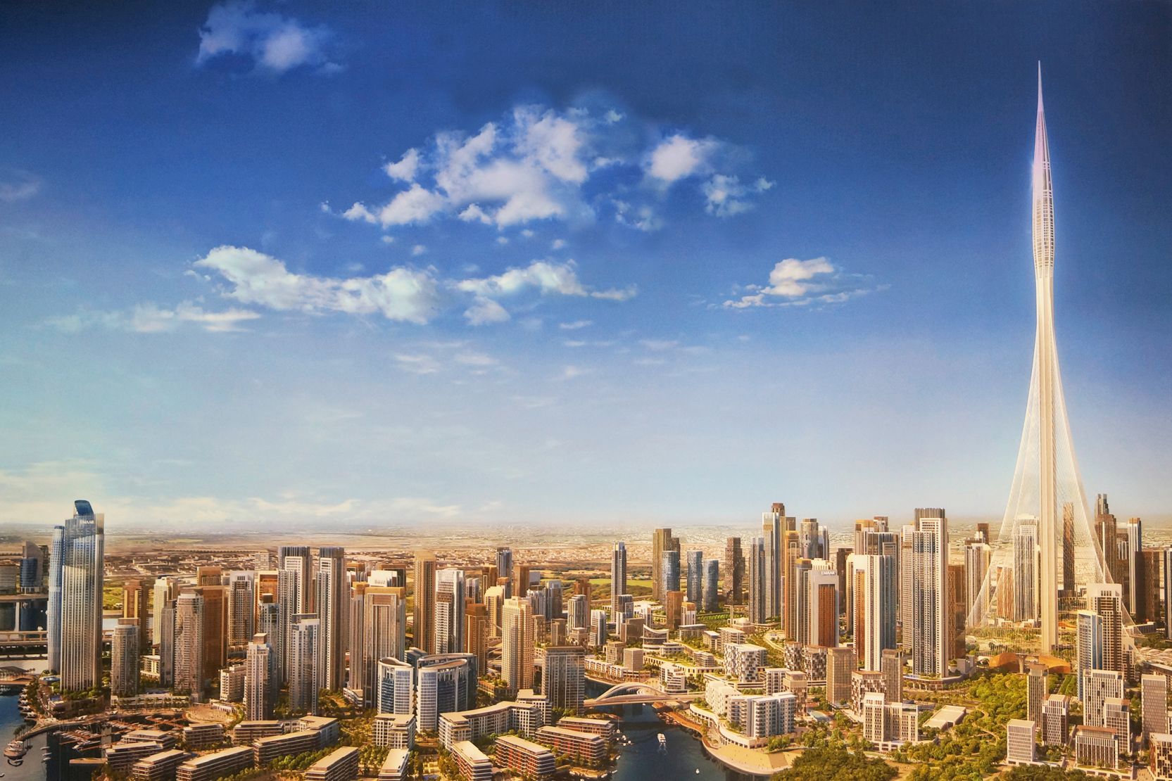 Dubai Creek Tower Map Serieslopers